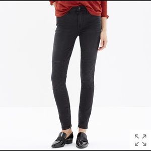 MADEWELL HIGH RISER MOTO JEANS